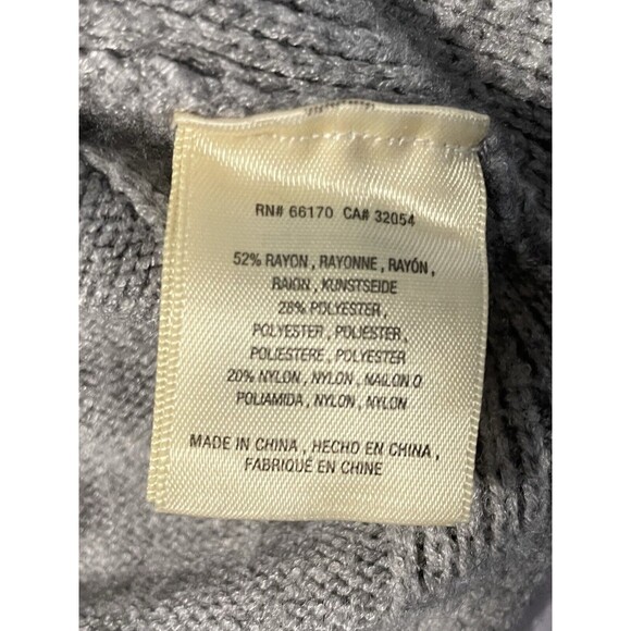 Moth Anthropologie Gray Oversize Sweater Roll Neck Tunic S - Picture 6 of 9